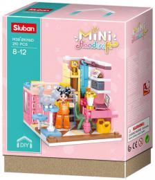 SLUBAN Mini Handcraft Dtsk pokoj 210 dlk + 1 figurka STAVEBNICE