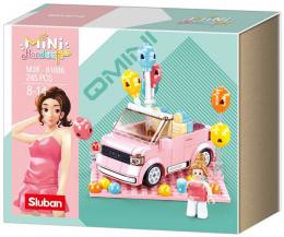 SLUBAN Mini Handcraft MiniQ Rov kabriolet 245 dlk + 1 figurka STAVEBNICE