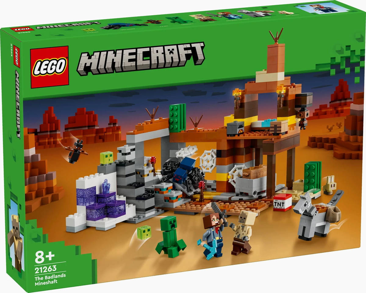 LEGO MINECRAFT Důlní šachta v pustině 21263 STAVEBNICE