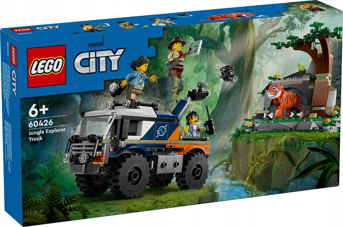 LEGO CITY Auto terénní vůz na průzkum džungle 60426 STAVEBNICE