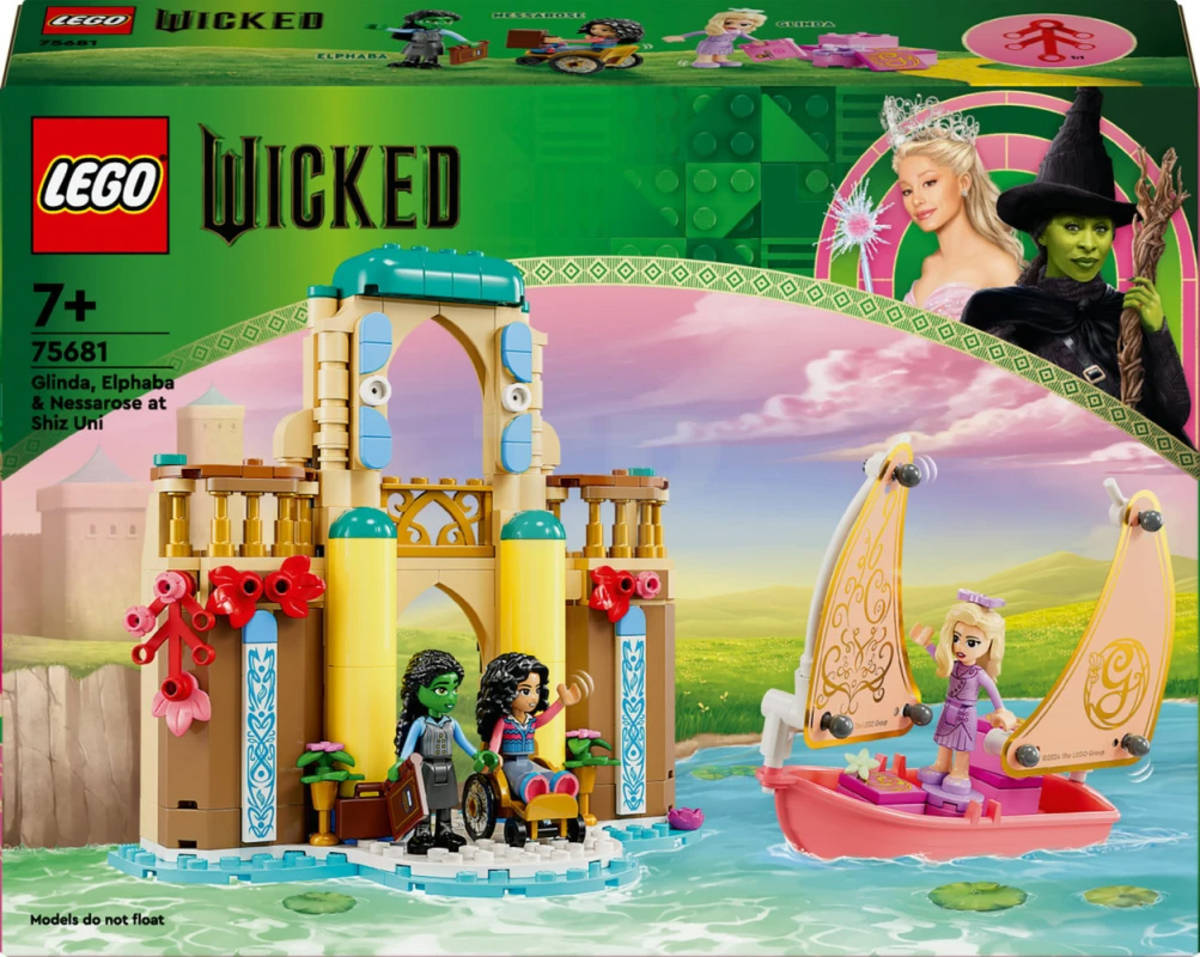 Fotografie LEGO WICKED Glinda, Elphaba a Nessarose na Shiz univerzitě 75681 STAVEBNICE