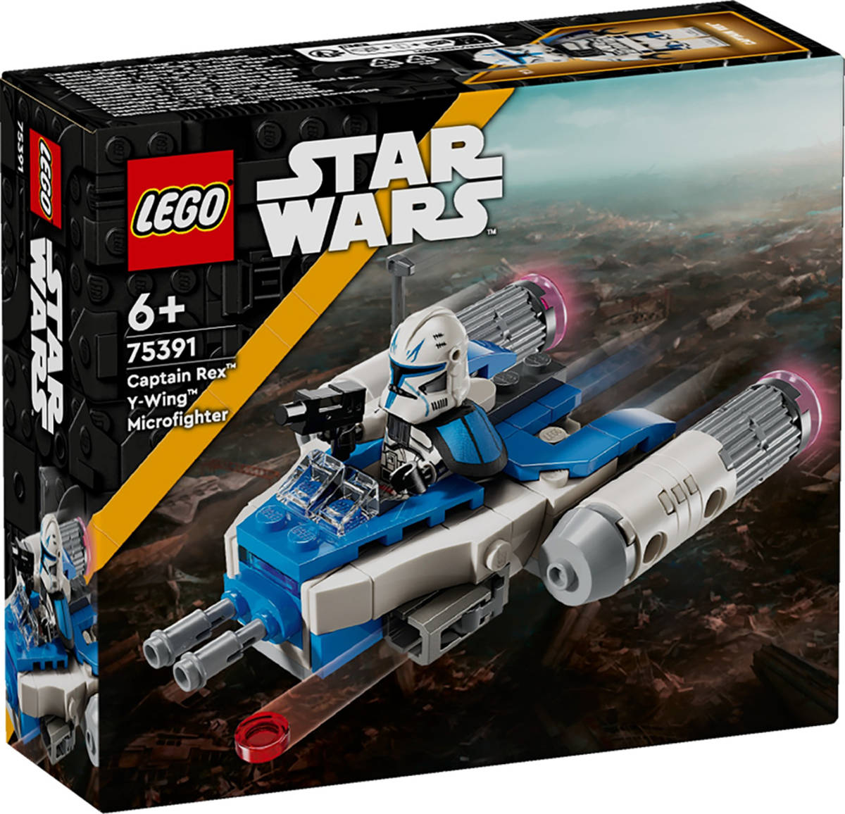 LEGO STAR WARS Mikrostíhačka Y-wing kapitána Rexe 75391 STAVEBNICE