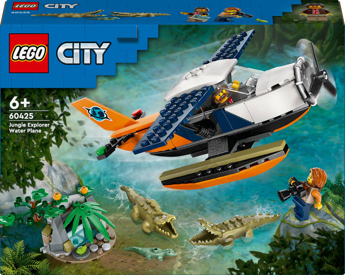 LEGO CITY Hydroplán na průzkum džungle 60425 STAVEBNICE