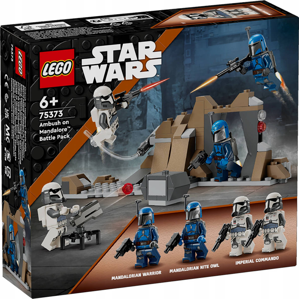 LEGO STAR WARS Bitevní balíček přepadení na Mandaloru 75373 STAVEBNICE