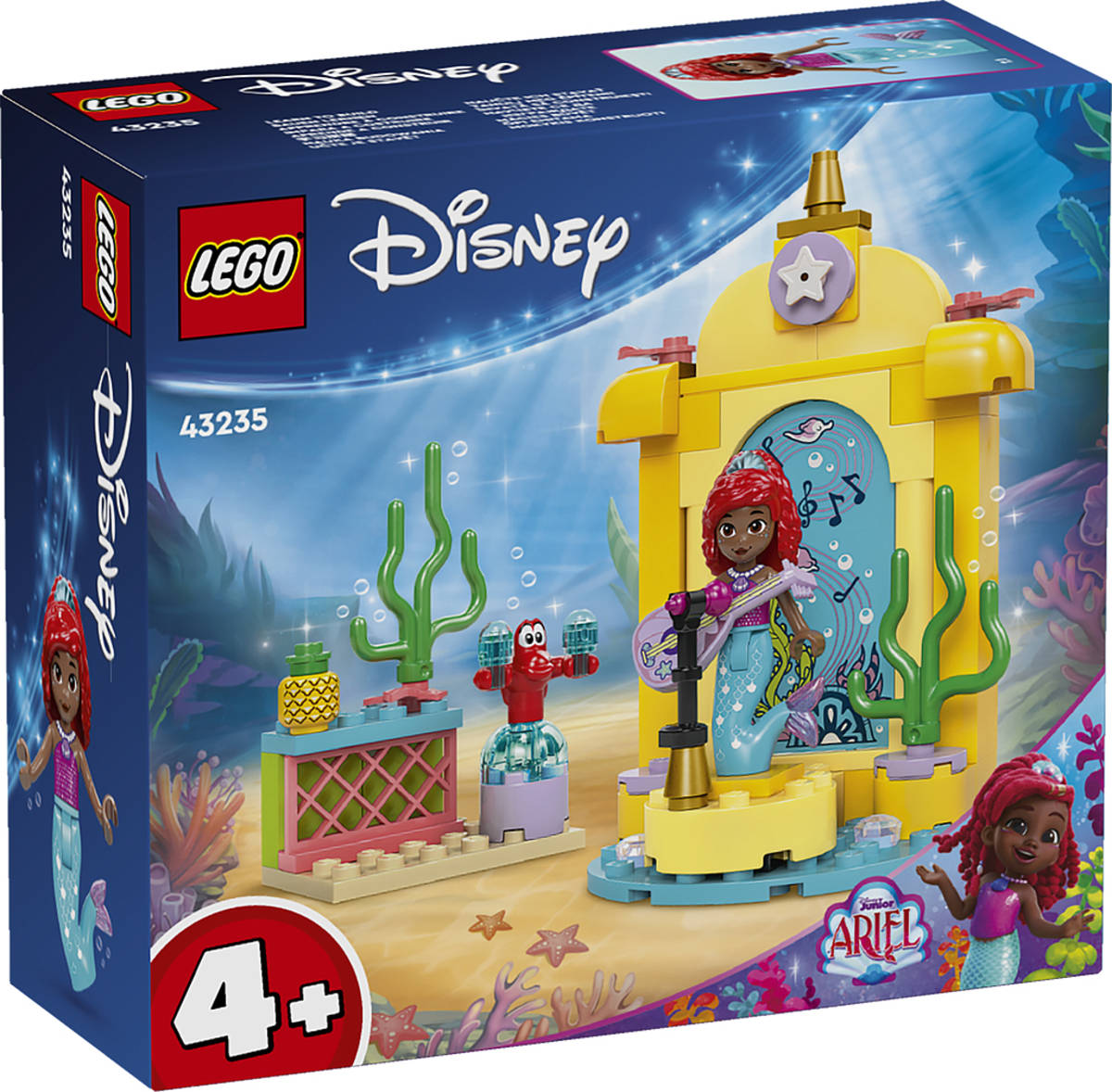 LEGO DISNEY Ariel a její hudební pódium 43235 STAVEBNICE
