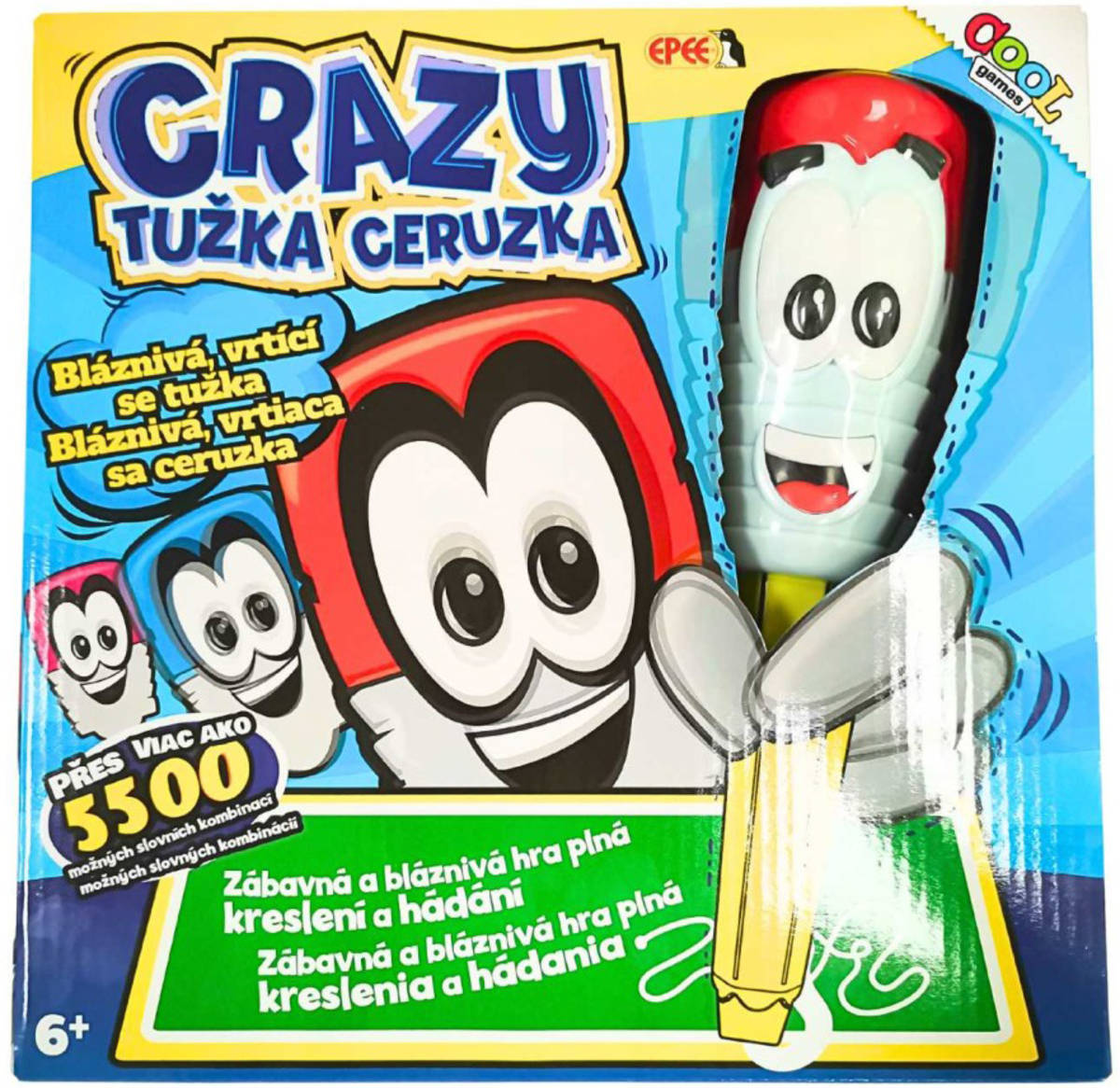 Fotografie EP Line Hra Cool Games Crazy tužka elektronická na baterie *SPOLEČENSKÉ HRY*