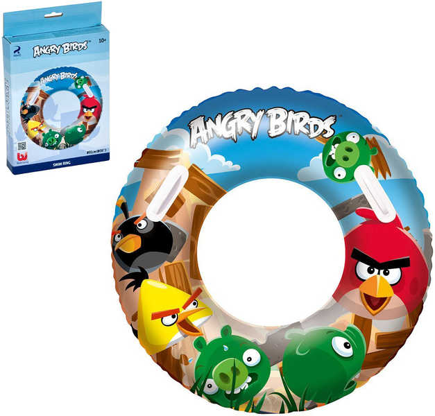 Fotografie BESTWAY Atosa Kruh nafukovací Velký Angry Birds 91 cm Do vody Bestway