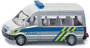SIKU Auto Policie VAN minibus česká verze CZ model kov 0806