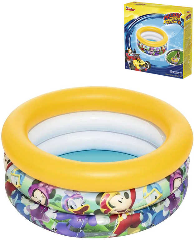 Fotografie BESTWAY Baby bazén nafukovací kulatý 70cm Mickey a kamarádi 91018