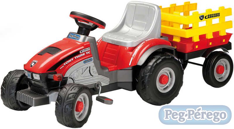 Fotografie PEG PÉREGO TONY TIGRE šlapací řetězový traktor pro děti