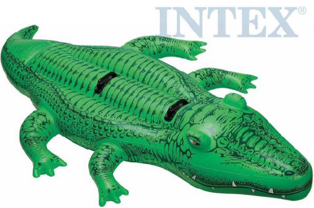 Fotografie Nafukovací krokodýl 203 x 114 cm Intex