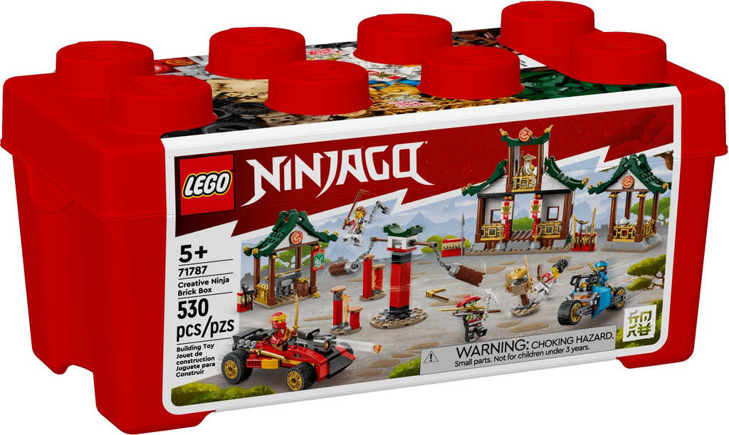Fotografie LEGO NINJAGO Tvořivý nindža box 71787 STAVEBNICE
