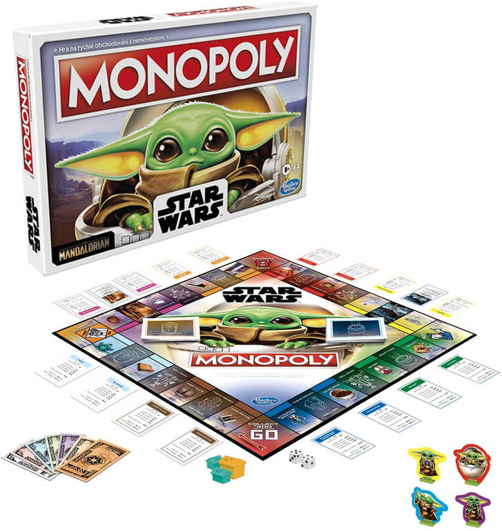 Fotografie HASBRO Monopoly Star Wars The Mandalorian The Child *SPOLEČENSKÉ HRY*