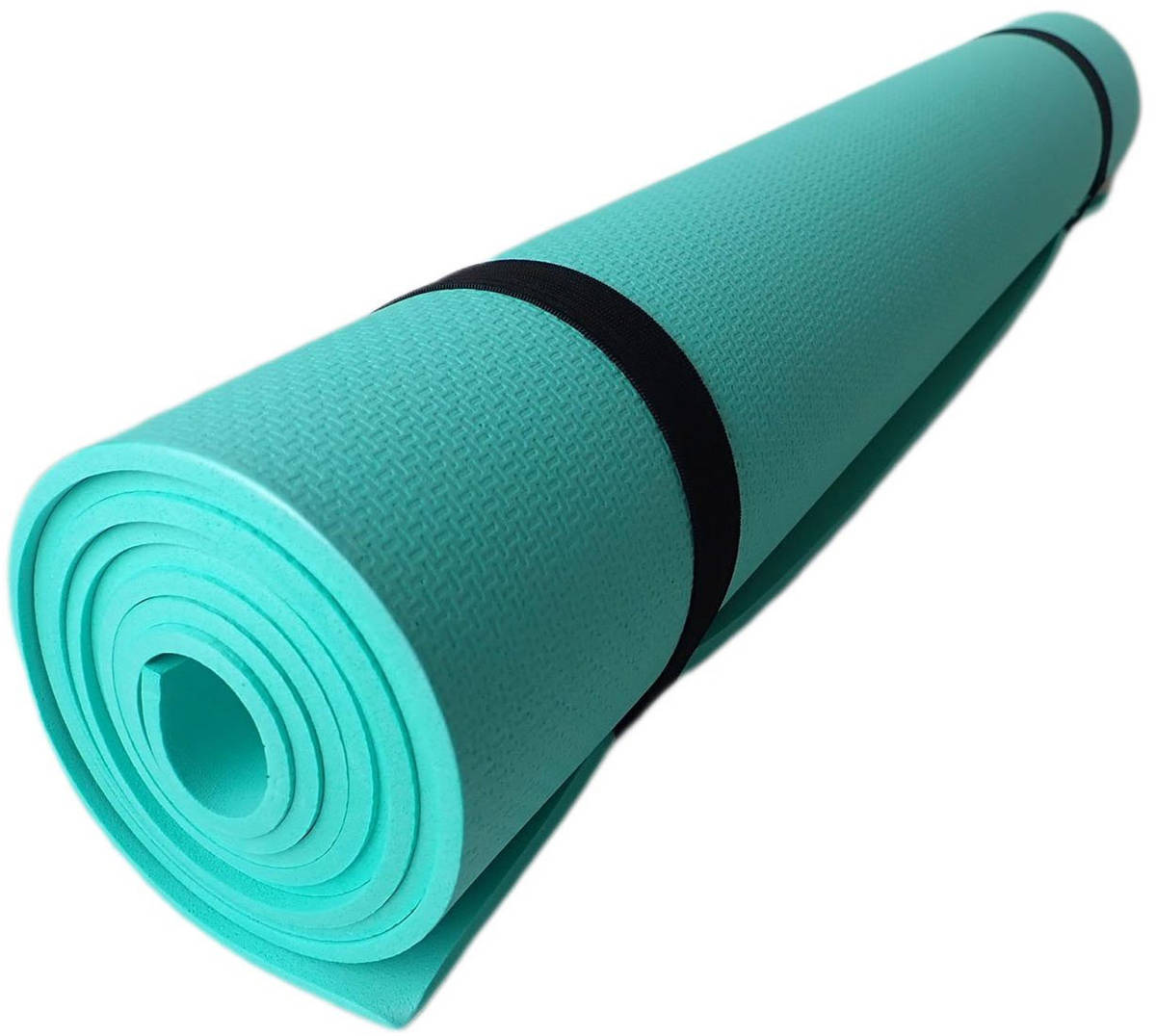 ACRA Podložka zelená gymnastická pěnová 173x61cm na cvičení fitness